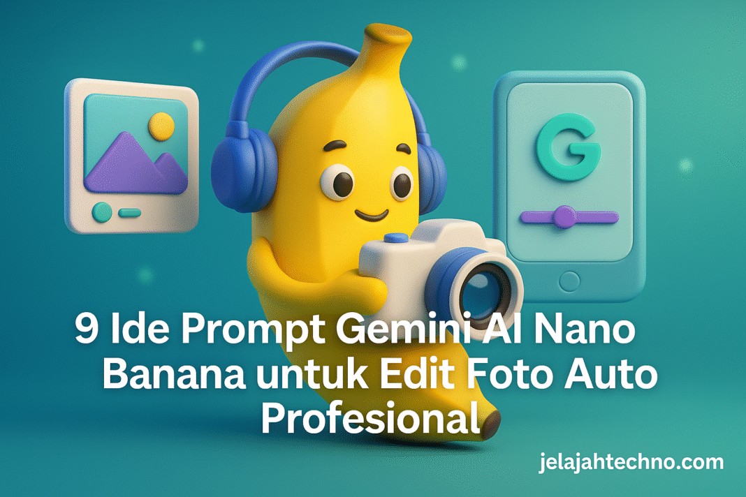 9 Ide Prompt Gemini AI Nano Banana untuk Edit Foto Auto Profesional