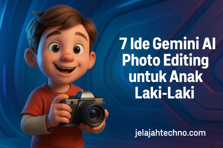 Gunakan Gemini AI untuk edit foto anak jadi potret 4K viral di Instagram. Hasil lembut, natural, dan profesional!