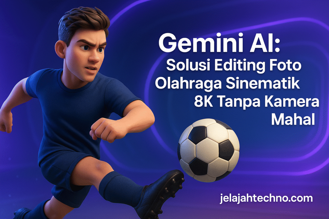 Gemini AI: Solusi Editing Foto Olahraga Sinematik 8K Tanpa Kamera Mahal