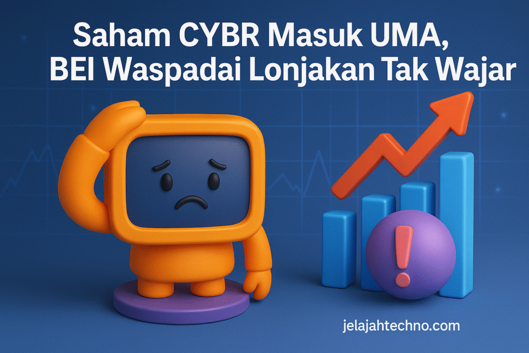 Saham CYBR Masuk UMA, BEI Waspadai Lonjakan Tak Wajar