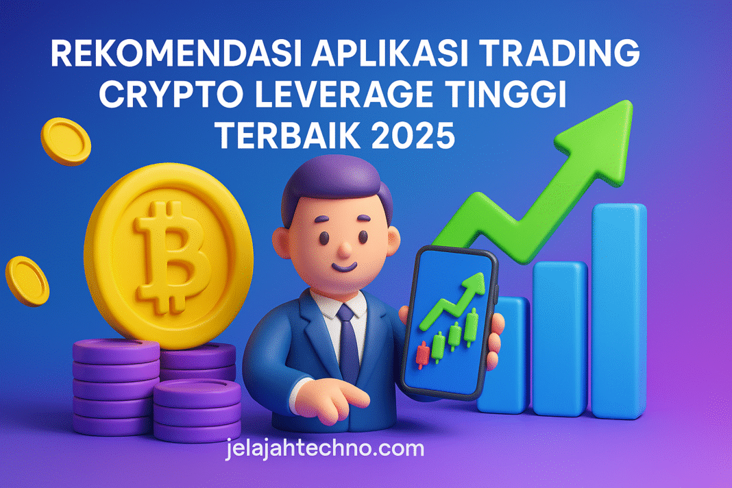 Daftar 5 aplikasi trading crypto terbaik dengan leverage hingga 125x. Aman, legal, dan dilengkapi fitur profesional untuk trader aktif.