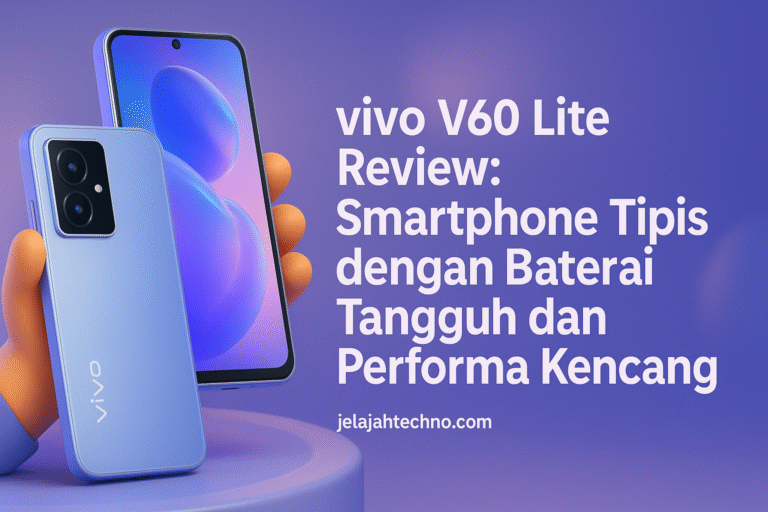 Cari HP stylish tapi bertenaga? vivo V60 Lite punya desain premium, layar AMOLED 120Hz, baterai besar, dan prosesor untuk gaming maksimal.