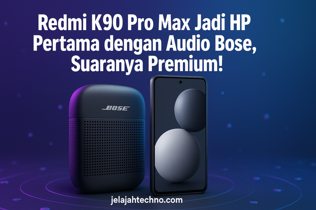 Kolaborasi Bose dan Redmi hadirkan pengalaman audio kelas profesional di K90 Pro Max. Simak review lengkap fitur.