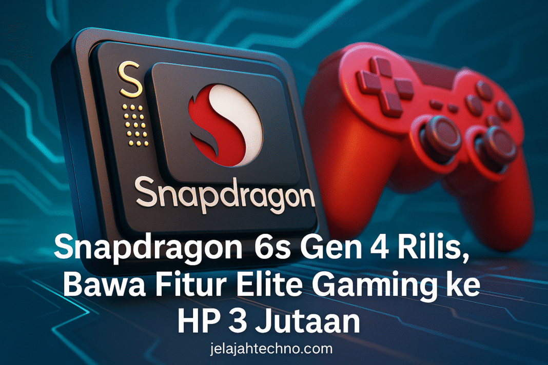 Snapdragon 6s Gen 4 Rilis, Bawa Fitur Elite Gaming ke HP 3 Jutaan
