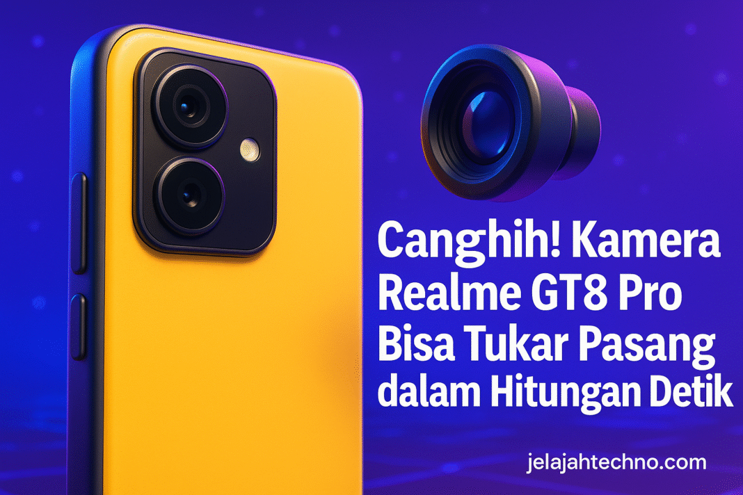 Canggih! Kamera Realme GT8 Pro Bisa Tukar Pasang dalam Hitungan Detik