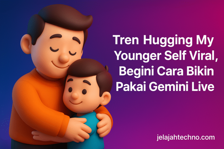Gemini Live beri inspirasi dan arahan pose untuk foto pelukan dengan versi kecilmu. Konten nostalgia makin menyentuh hati.