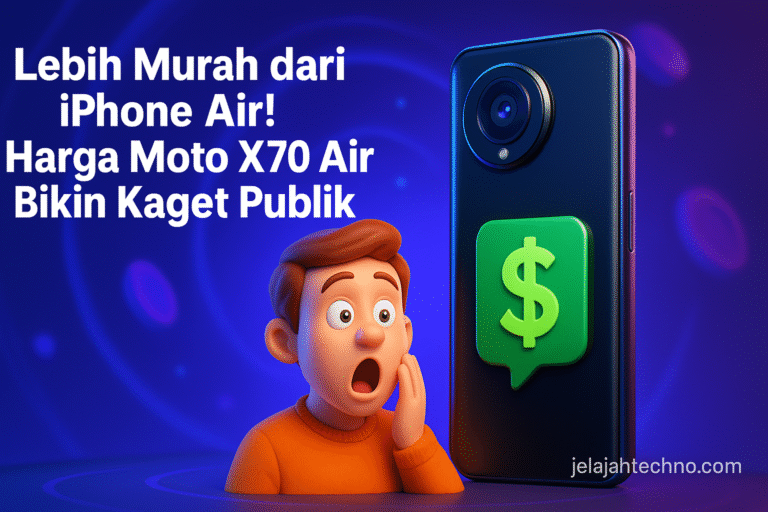 Moto X70 Air hadir sebagai alternatif iPhone Air dengan desain ultra tipis dan Snapdragon 7 Gen 4. Simak harga, fitur, dan peluncurannya.