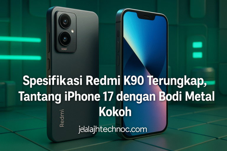 Poster resmi Redmi K90 memamerkan desain premium mirip iPhone 17, layar hampir tanpa bezel, dan audio Bose. Simak bocoran fitur lengkapnya.