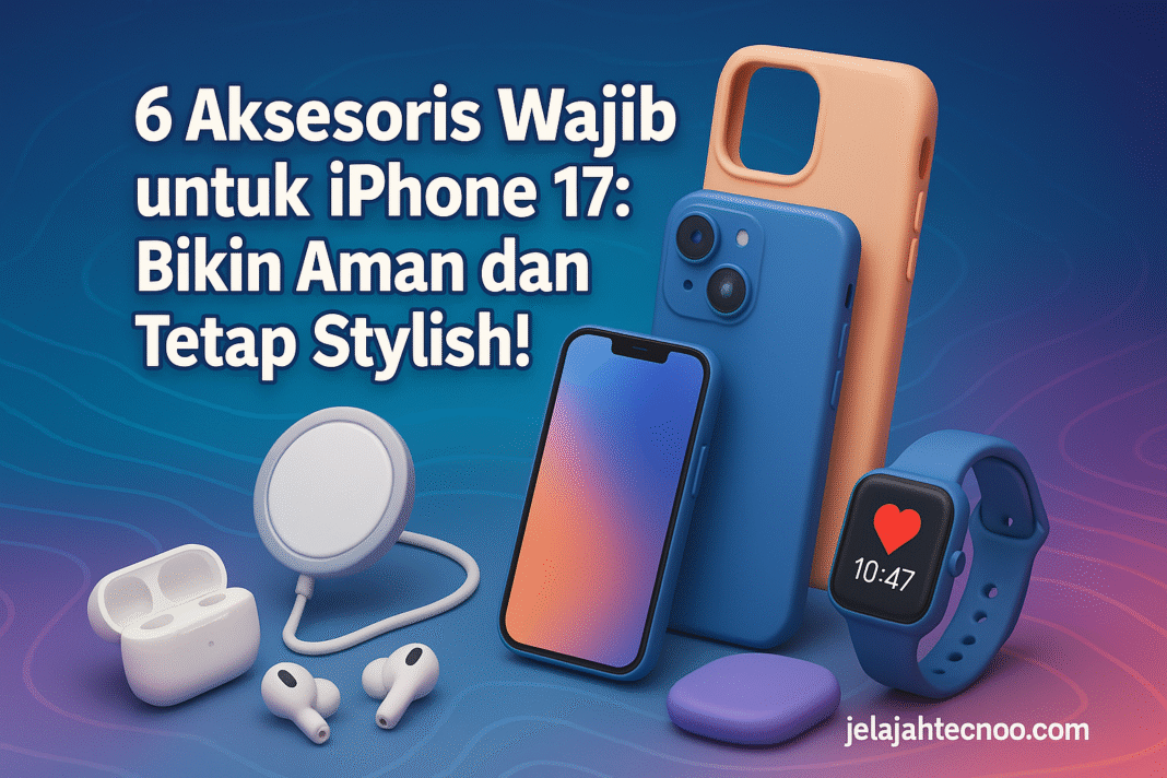 Baru beli iPhone 17? Lengkapi dengan 6 aksesoris terbaik yang melindungi ponsel dari segala sisi. Cek rekomendasi casing, tempered glass.