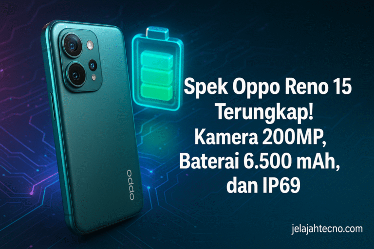 Oppo Reno 15 diprediksi tampil lebih premium dengan bodi tahan air, layar 1,5K, dan wireless charging. Berikut detail bocoran spesifikasinya.