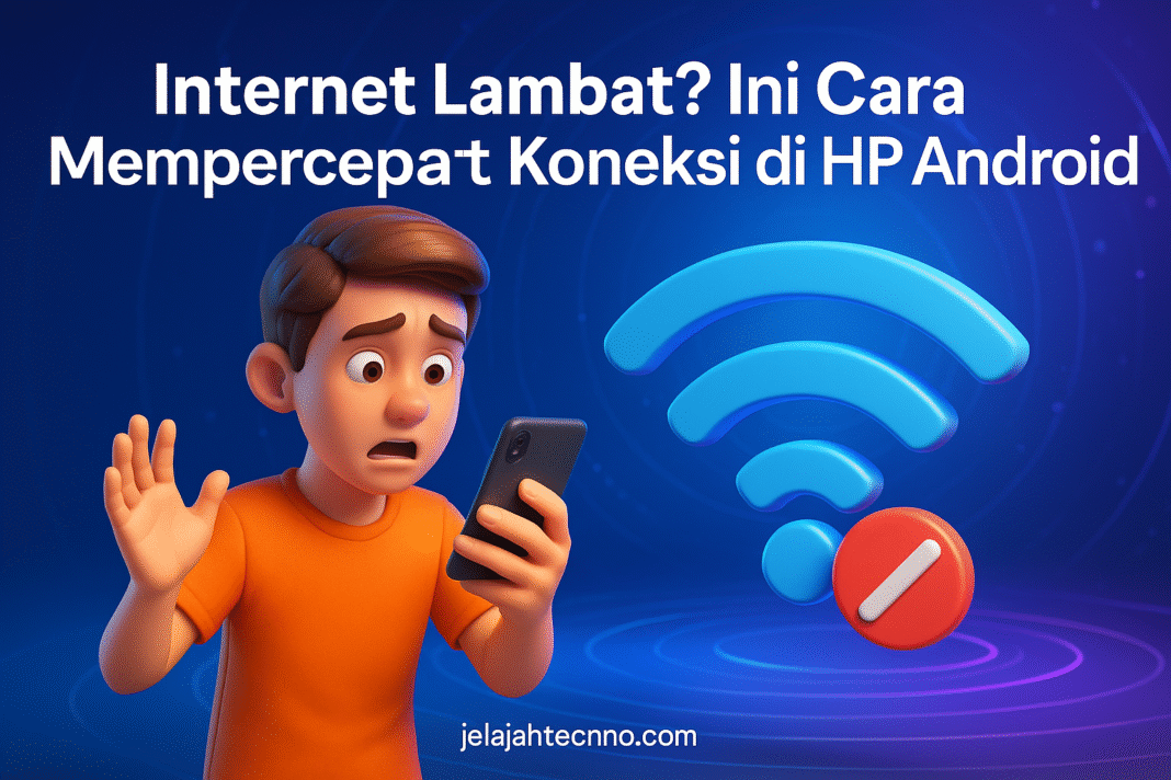 Atasi jaringan lambat pada smartphone Android dengan tips dan pengaturan yang terbukti mempercepat internet.