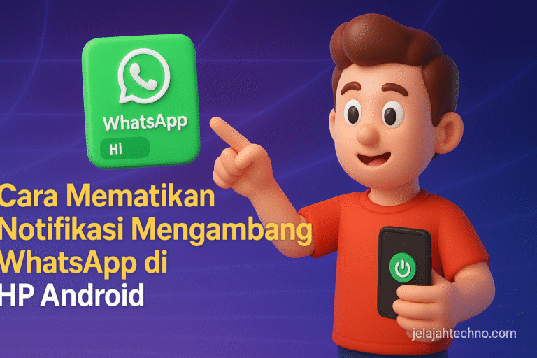 Notifikasi WA mengganggu? Hilangkan notifikasi banner WA agar layar utama tetap bersih dan fokus. Simak langkah lengkapnya.