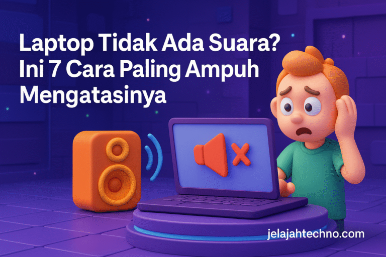 Pelajari langkah mudah memperbaiki audio laptop yang hilang, termasuk cek speaker, driver, dan fitur mute yang sering tidak disadari user.
