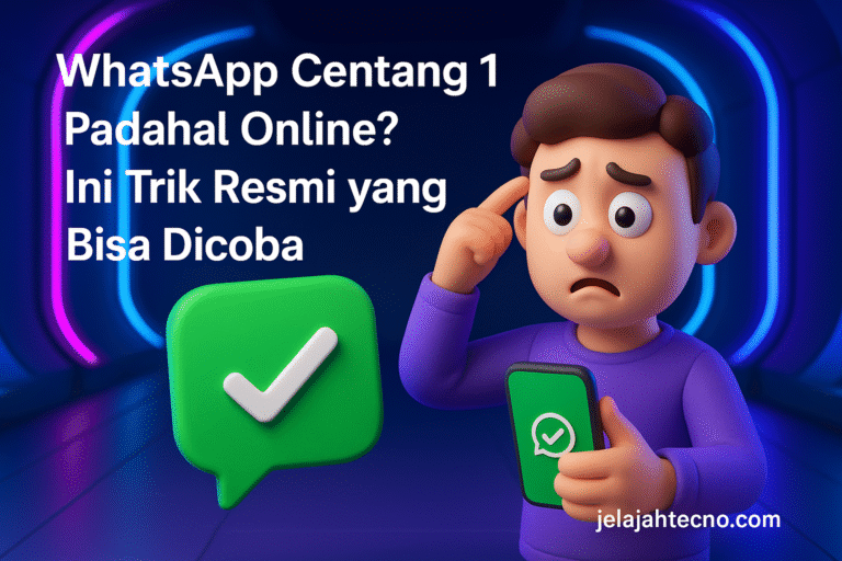 Jaga privasi di WhatsApp dengan membuat pesan hanya centang satu meski HP tetap online. Ikuti langkah resmi yang aman dan tanpa banned.