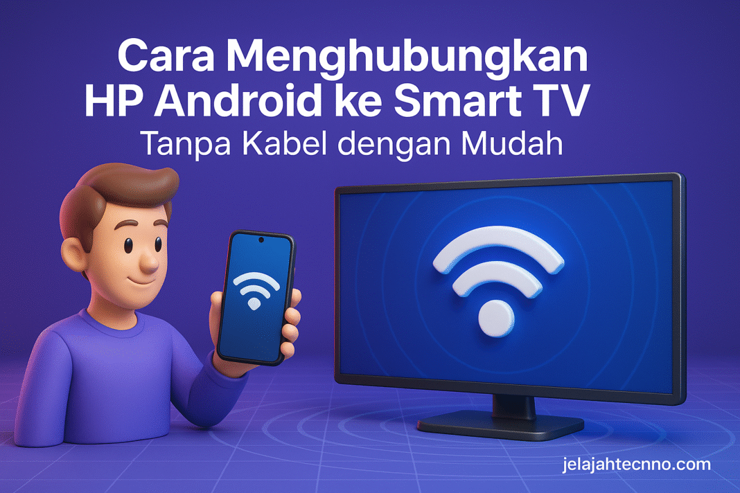Cara Menghubungkan HP Android ke Smart TV Tanpa Kabel dengan Mudah