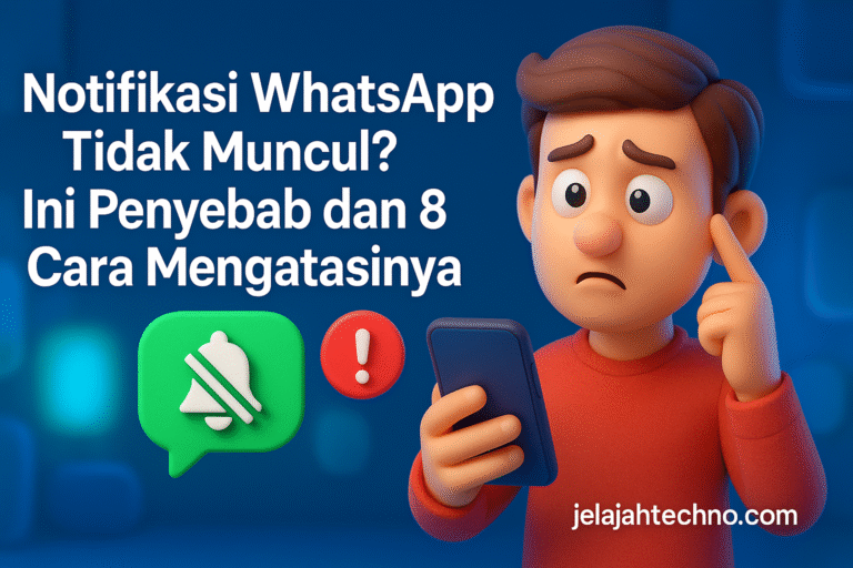 Notifikasi WhatsApp Tidak Muncul? Ini Penyebab dan 8 Cara Mengatasinya