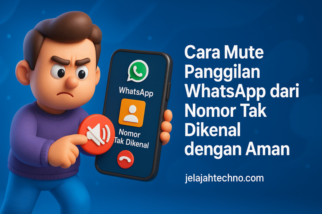 Cara Mute Panggilan WhatsApp dari Nomor Tak Dikenal dengan Aman