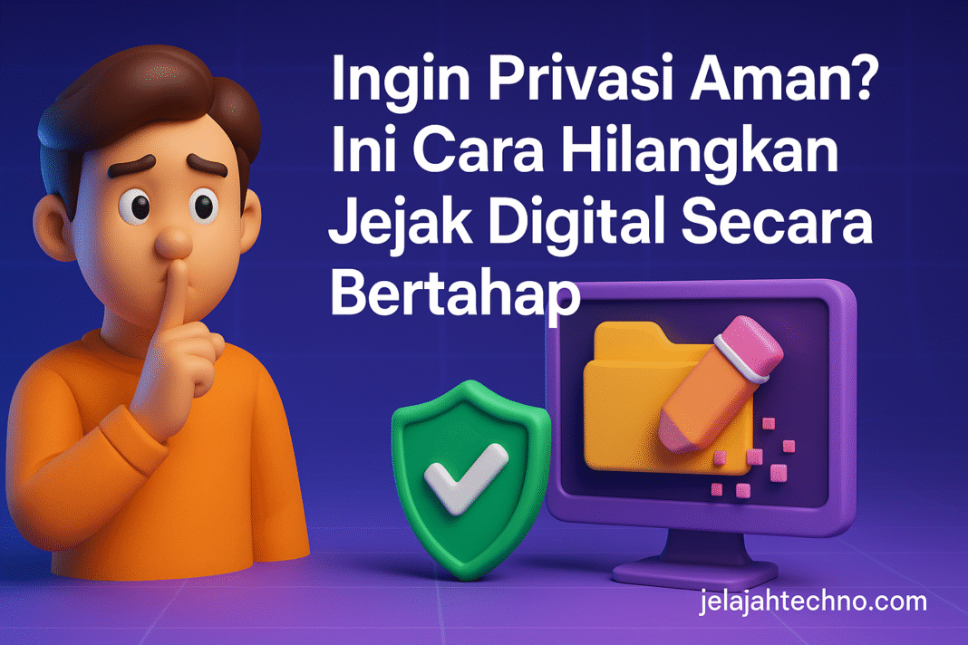 Ingin Privasi Aman? Ini Cara Hilangkan Jejak Digital Secara Bertahap