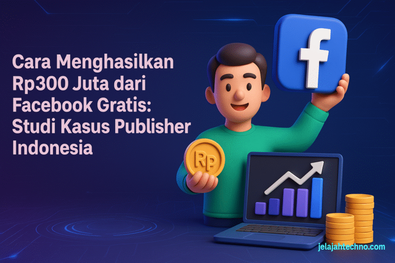 Ingin penghasilan stabil dari Facebook? Simak cara menghasilkan Rp30–45 juta per bulan hanya dengan postingan viral dan strategi Smartlink.