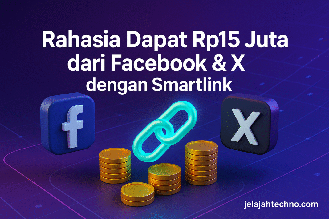 Simak cara publisher memanfaatkan Facebook & X untuk meraup penghasilan konsisten lewat Smartlink Adsterra.