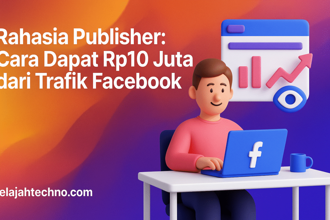 Publisher Indonesia bisa meraih Rp10 juta per bulan hanya dengan trafik Facebook. Cari tahu strategi Smartlink, landing page, dan niche viral.