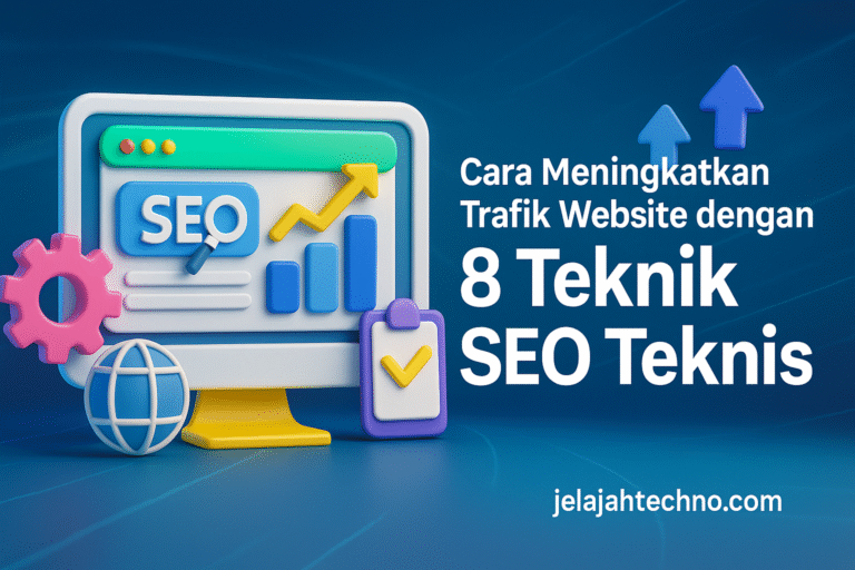 Ingin trafik organik naik tanpa tambah konten? Simak 8 perbaikan SEO teknis yang fokus pada schema, crawlability, dan optimasi server.