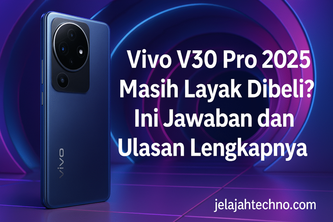 Simak ulasan Vivo V30 Pro 2025 lengkap: keunggulan kamera ZEISS, baterai besar, hingga kekurangan yang perlu kamu tahu.
