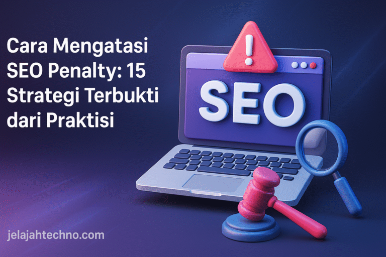 Mengalami penurunan ranking karena SEO penalty? Temukan 15 strategi terbukti dari para praktisi untuk memulihkan website Anda.