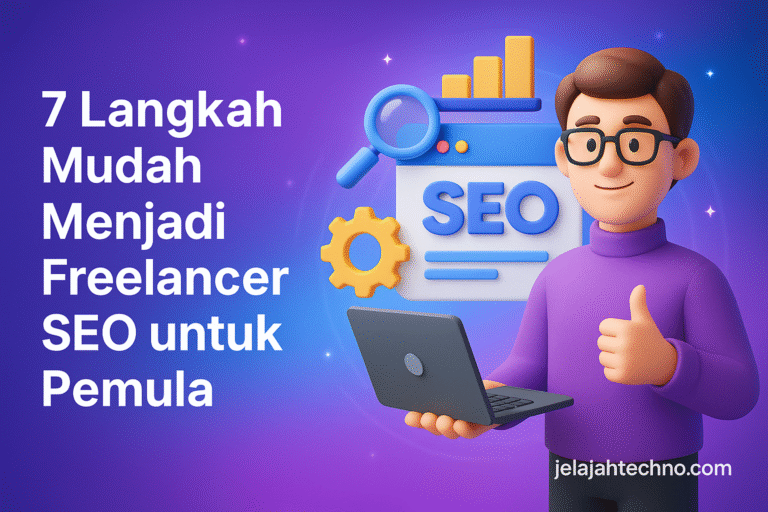 Bingung mulai dari mana jadi freelancer SEO? Ikuti panduan lengkap 7 langkah ini agar bisa cepat mendapatkan klien dan penghasilan online.