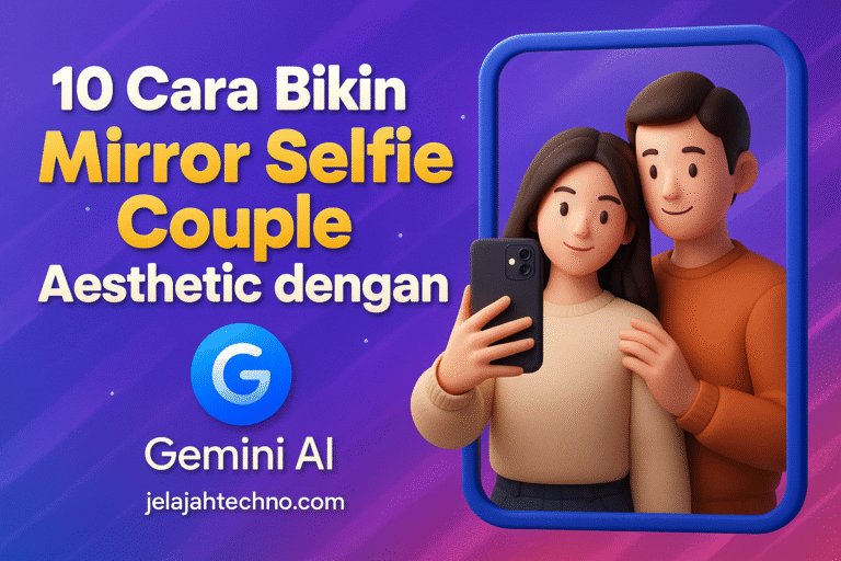 Gemini AI memudahkan siapa pun menciptakan foto pasangan ala studio. Coba 10 prompt mirror selfie viral yang cocok untuk feed Instagram 2025.