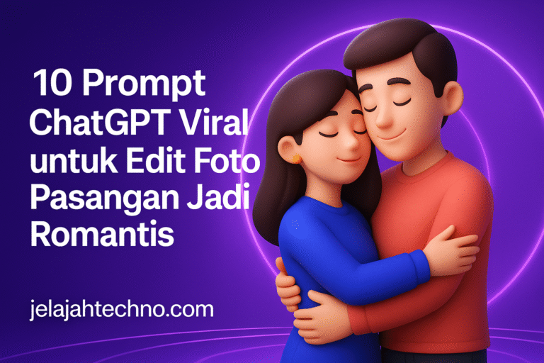 Edit foto pasangan tanpa Photoshop! Cukup pakai ChatGPT dan 10 prompt ini untuk hasil romantis, lembut, dan menawan.