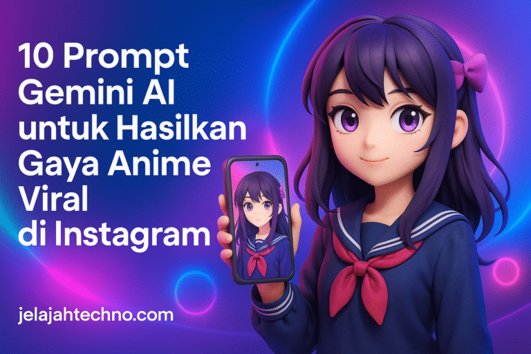 Kamu bisa ubah wajahmu jadi karakter anime keren! Ikuti 10 prompt Gemini AI ini untuk menciptakan potret anime profesional.