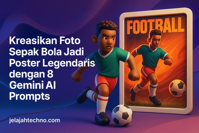 Gunakan Gemini AI untuk mengubah fotomu jadi sinematik. 8 prompt ini dirancang khusus agar hasilnya terlihat seperti iklan klub elite dunia.