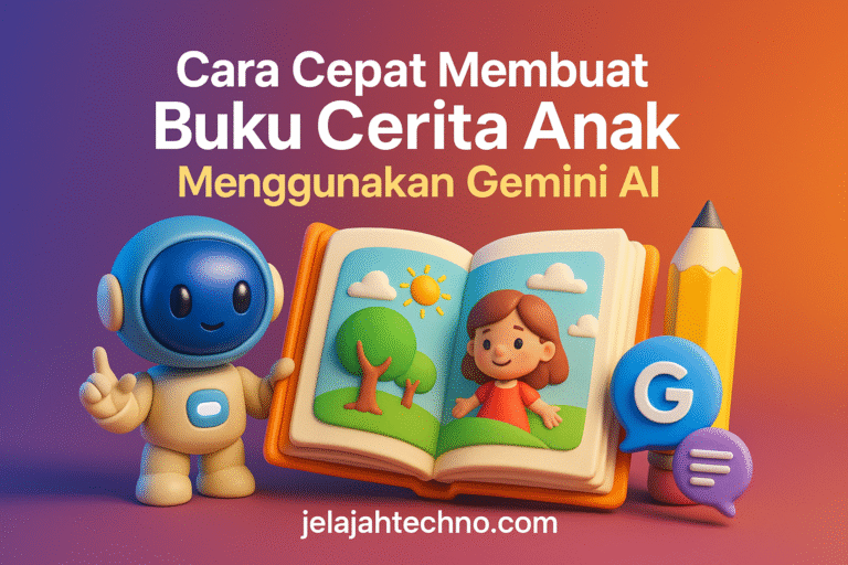 Pelajari cara membuat buku anak bergambar menggunakan Google Gemini. Hasilkan cerita dan ilustrasi menakjubkan tanpa harus menggambar sendiri.
