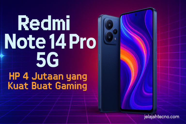 Layar AMOLED 120Hz, baterai awet, dan kamera 200MP bikin Redmi Note 14 Pro 5G jadi pilihan tepat untuk gamer dan profesional muda.