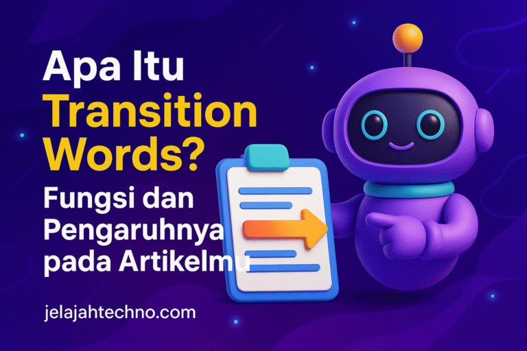 Temukan penjelasan lengkap tentang transition words dan cara menggunakannya agar kontenmu lebih menarik dan sesuai standar Yoast SEO.