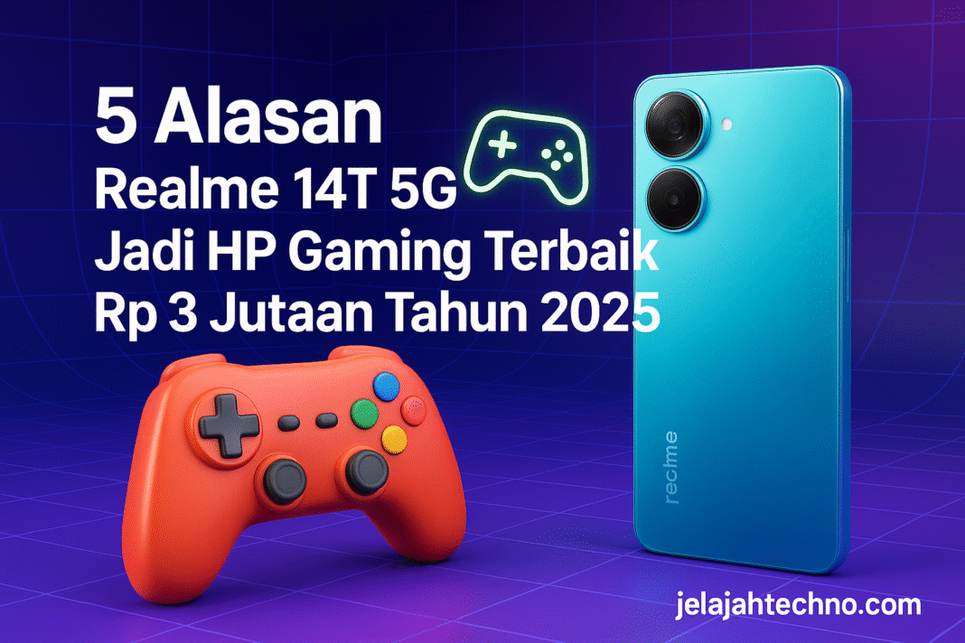 5 Alasan Realme 14T 5G Jadi HP Gaming Terbaik Rp 3 Jutaan Tahun 2025