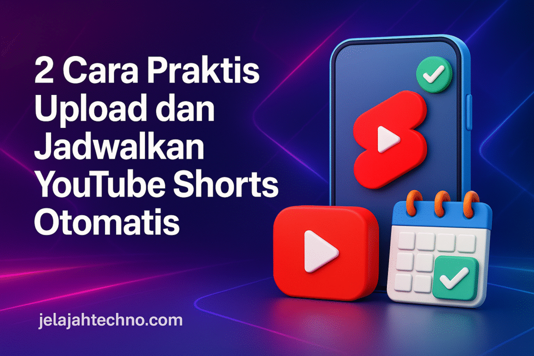 2 Cara Praktis Upload dan Jadwalkan YouTube Shorts Otomatis
