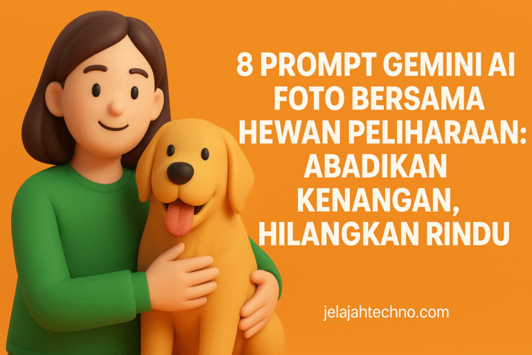 Rasakan kembali kehangatan hewan kesayangan lewat foto AI realistis. Coba 8 prompt Gemini AI ini untuk hasil yang lembut dan natural.