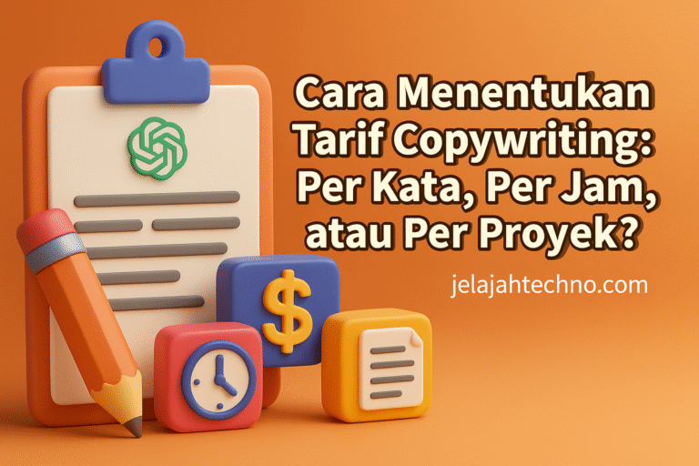 Masih bingung mau pasang tarif per kata, per jam, atau per proyek? Temukan kelebihan dan kekurangan tiap metode dalam panduan copywriter ini.