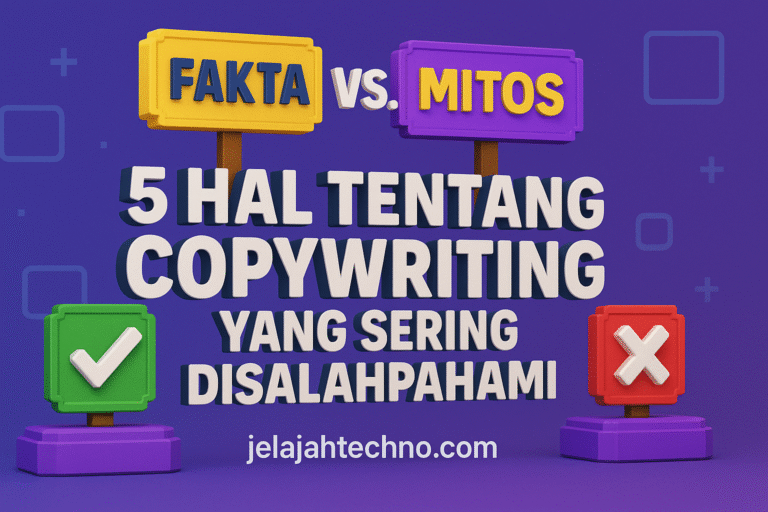 Dari “copywriting itu cepat” sampai “nggak butuh brief”, inilah penjelasan logis kenapa anggapan itu salah — plus tips memperbaikinya.