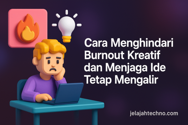 Burnout membuat ide buntu? Pelajari tips efektif agar kreativitas tetap segar dan produktivitas tidak menurun.