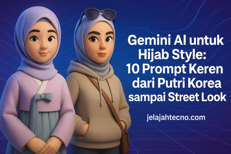 Ubah gaya berhijabmu jadi karya digital profesional! Berikut 10 prompt bertema hijab modern, penuh inspirasi dan cocok untuk konten viral.