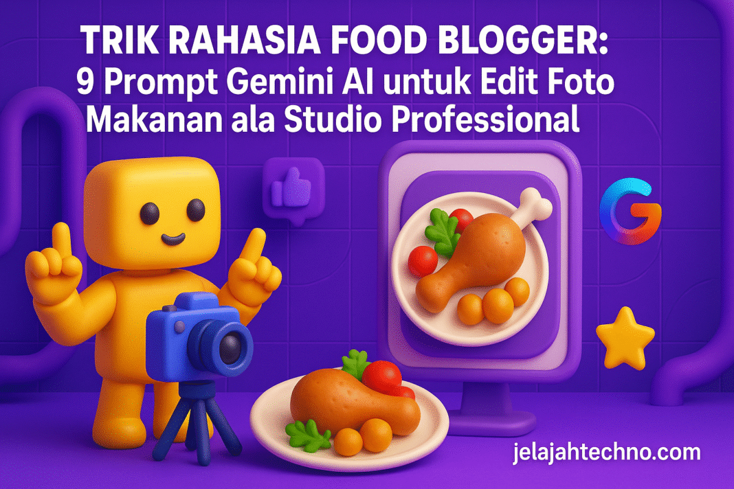 Food blogger pakai ini! 9 prompt terbaik yang bikin foto makanan tampak glossy, detail, dan sinematik seperti hasil fotografer profesional.