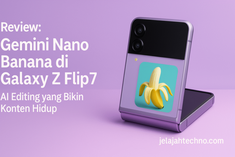 Nikmati pengalaman baru bikin konten dengan Galaxy Z Flip7. Teknologi Gemini Nano Banana bantu edit AI jadi lebih natural, sinematik.