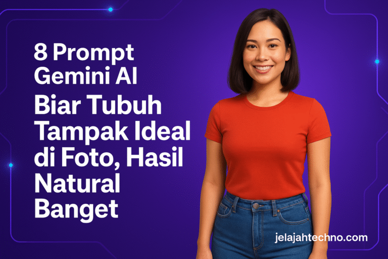 Gunakan kumpulan prompt ini untuk hasil foto ramping, proporsional, dan tetap natural. Cocok buat konten medsos yang autentik dan estetik!
