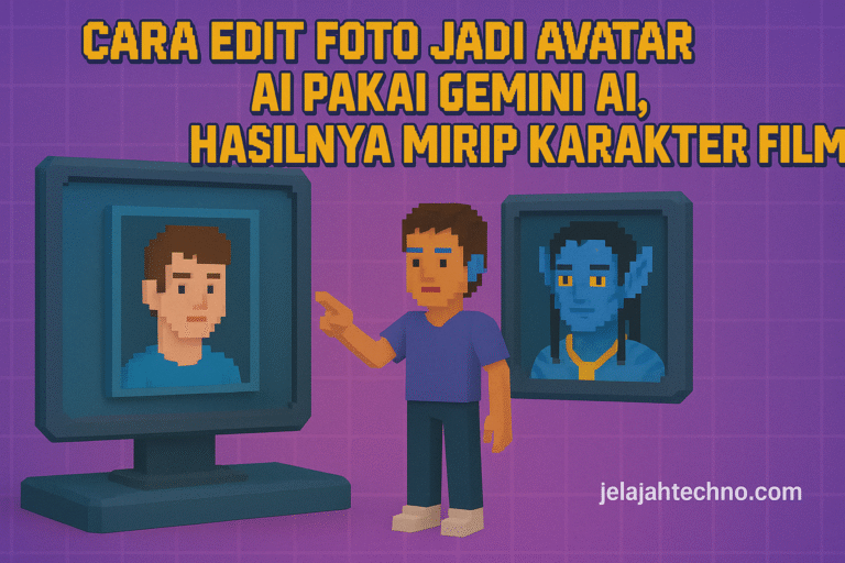 Gemini AI bisa ubah foto jadi avatar digital bergaya futuristik dan anime. Simak langkah-langkah dan contoh prompt viral tampak profesional.