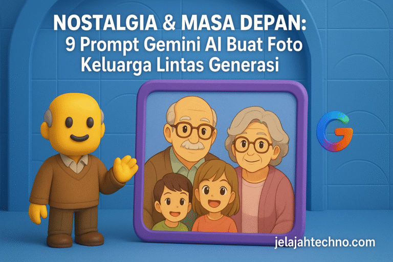 Gemini AI kini bisa ubah potret keluarga jadi versi muda dan tua dengan realistis. Lihat panduan lengkap dan inspirasi prompt menakjubkan.