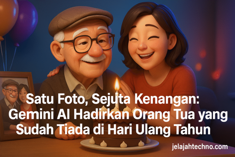 Teknologi kini bisa bantu kita mengenang masa indah. Ciptakan momen ulang tahun penuh haru bersama orang tua lewat prompt yang emosional.