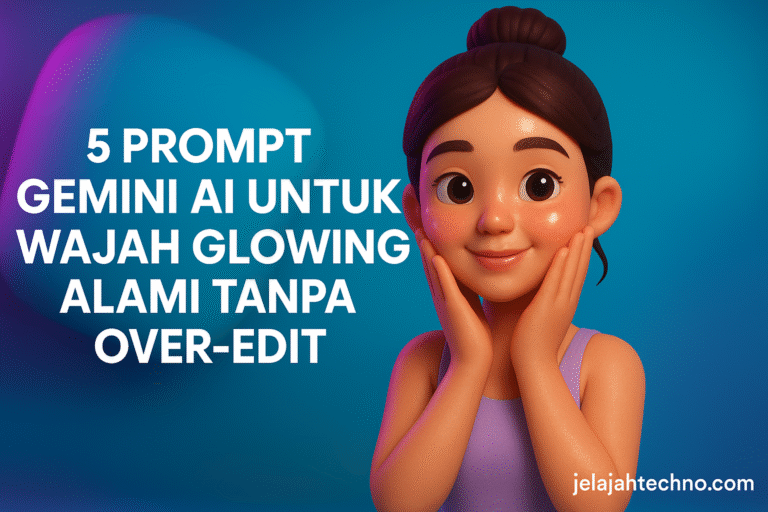 Gemini AI bantu ciptakan tampilan glowing yang elegan dan natural. Temukan prompt terbaiknya untuk selfie dengan cahaya hangat sempurna.